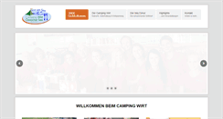 Desktop Screenshot of campingwirt.com