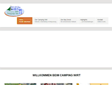 Tablet Screenshot of campingwirt.com
